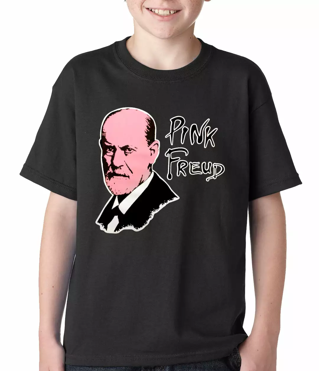Bewild Cool Funny & Offensive Pink Freud T-Shirt :: Sigmund Freud Kids T-shirt 3 Bewild Cool Funny & Offensive Pink Freud T-Shirt :: Sigmund Freud Kids T-shirt