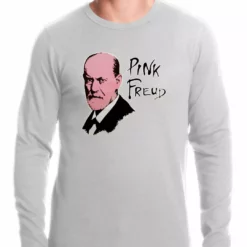 Bewild Cool Funny & Offensive Pink Freud T-Shirt :: Sigmund Freud Thermal Shirt