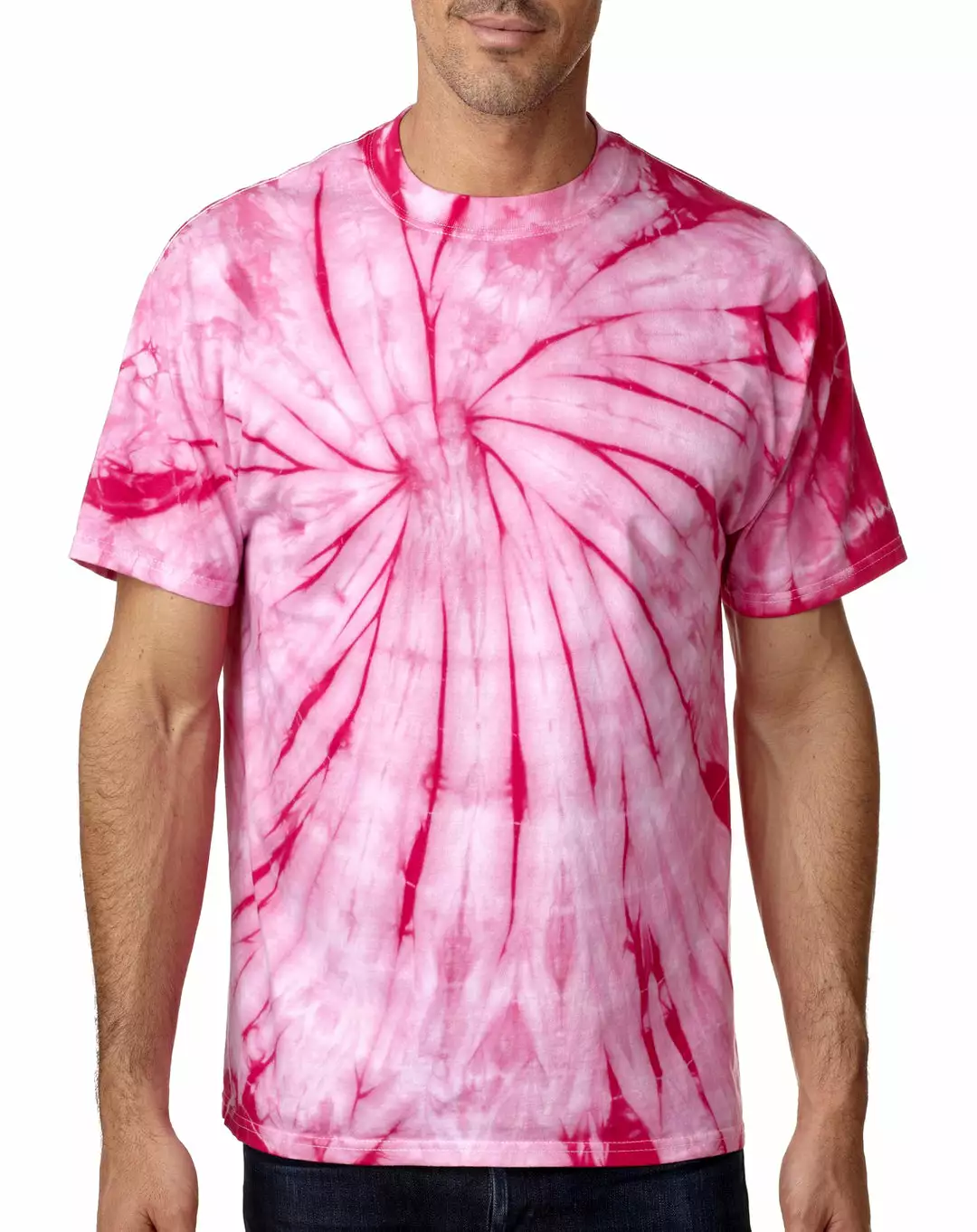 Bewild Pink Spider Mens Tie Dye T-shirt 4 Bewild Pink Spider Mens Tie Dye T-shirt