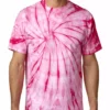 Bewild Pink Spider Mens Tie Dye T-shirt