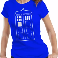 Bewild Police Box Phone Booth Tardis Girl's T-Shirt