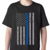 Bewild Police Thin Blue Line American Flag - Support Police Department Kids T-shirt 2 Bewild Police Thin Blue Line American Flag - Support Police Department Kids T-shirt