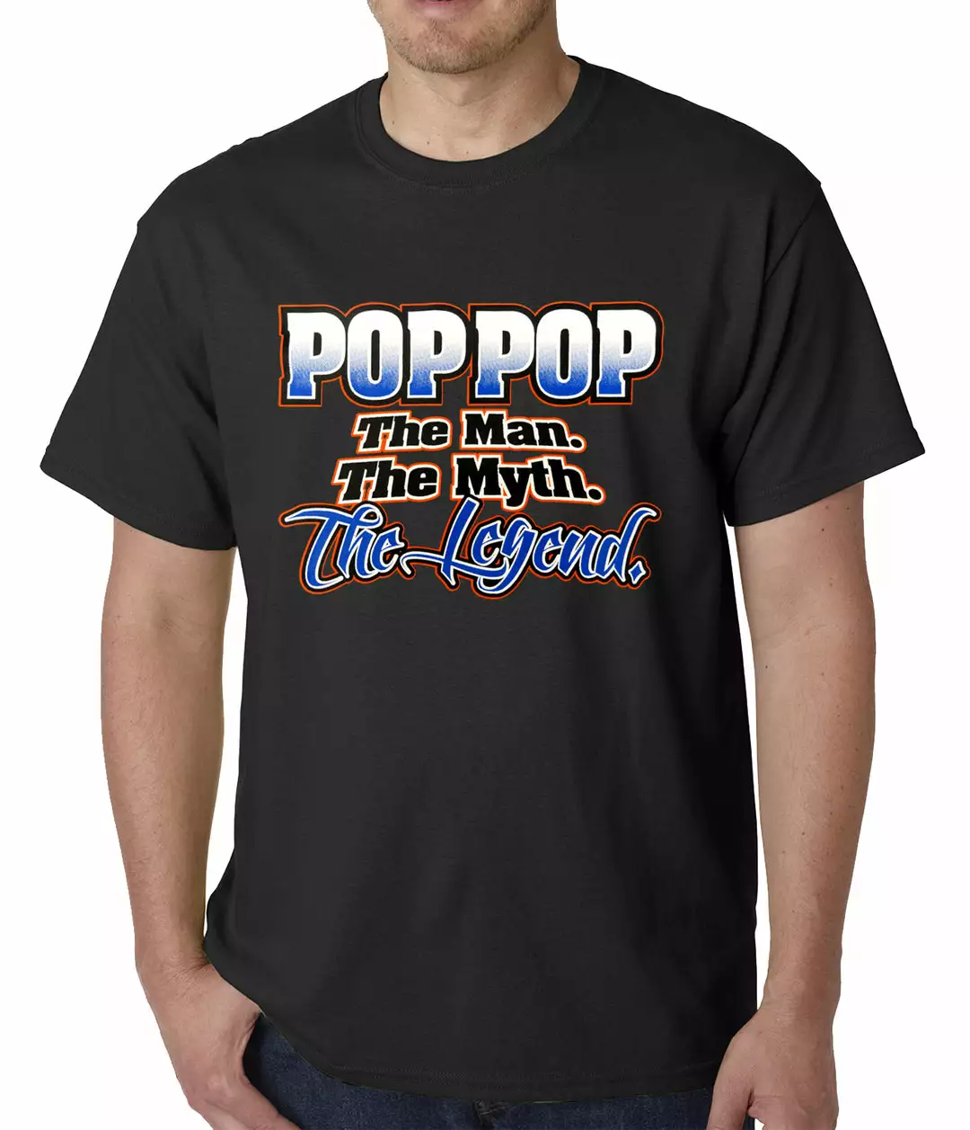 Bewild Pop Pop The Man The Myth The Legend Mens T-shirt 4 Bewild Pop Pop The Man The Myth The Legend Mens T-shirt