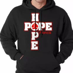Bewild Pope Francis - Hope Adult Hoodie Say It Loud