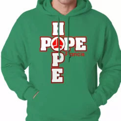 Bewild Pope Francis - Hope Adult Hoodie Say It Loud