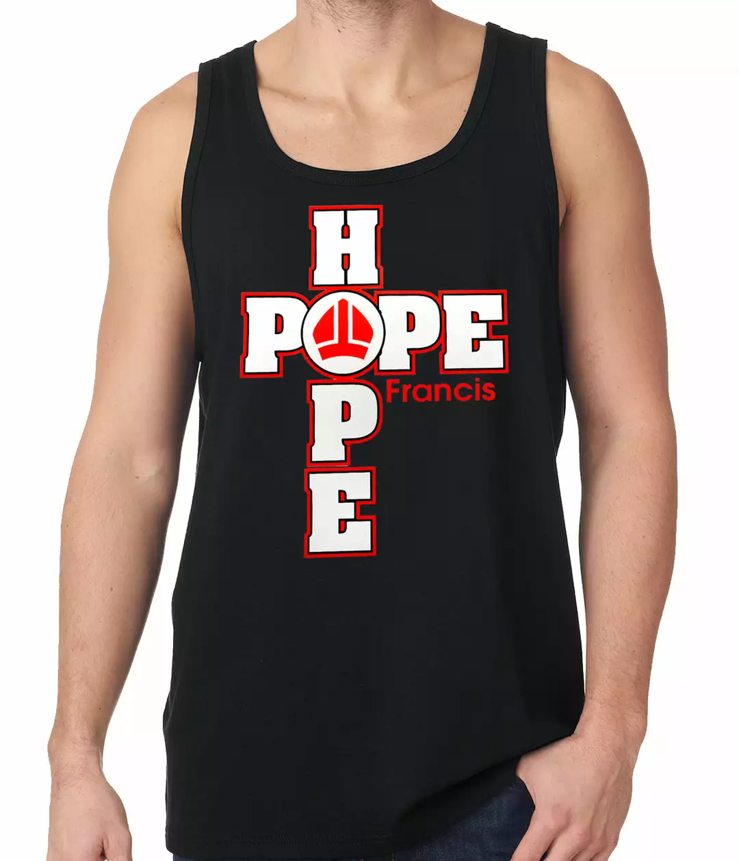 Bewild Pope Francis - Hope Tank Top 3 Bewild Pope Francis - Hope Tank Top