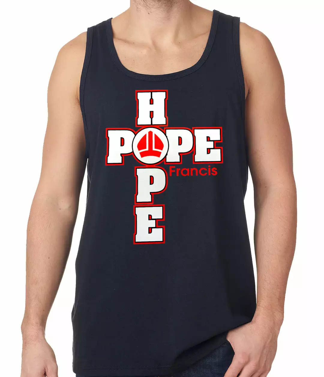 Bewild Pope Francis - Hope Tank Top 6 Bewild Pope Francis - Hope Tank Top