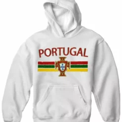 Bewild Nationality & Ethnic Portugal Vintage Shield International Hoodie
