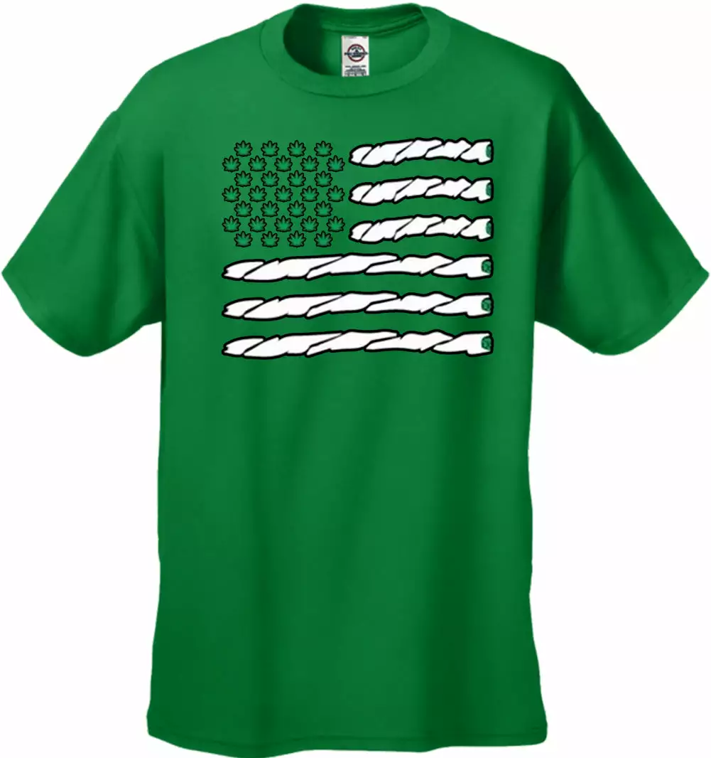 Bewild Pot American Flag Men's T-Shirt Cool Funny & Offensive 9 Bewild Pot American Flag Men's T-Shirt Cool Funny & Offensive
