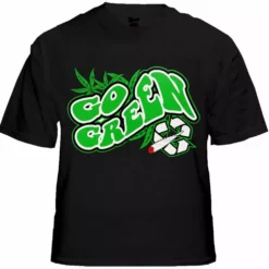Bewild Pot Head & Stoner Tees - Go Green T-Shirt Cool Funny & Offensive