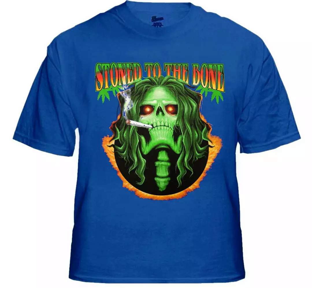 Bewild Pot Head & Stoner Tees - Stoned To The Bone T-Shirt Cool Funny & Offensive 8 Bewild Pot Head & Stoner Tees - Stoned To The Bone T-Shirt Cool Funny & Offensive