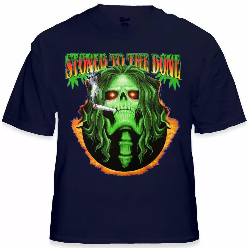 Bewild Pot Head & Stoner Tees - Stoned To The Bone T-Shirt Cool Funny & Offensive 11 Bewild Pot Head & Stoner Tees - Stoned To The Bone T-Shirt Cool Funny & Offensive
