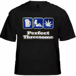 Bewild Pot Head & Stoner Tees - The Perfect Threesome T-Shirt 10 Bewild Pot Head & Stoner Tees - The Perfect Threesome T-Shirt