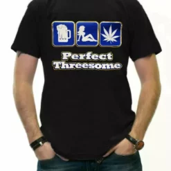 Bewild Pot Head & Stoner Tees - The Perfect Threesome T-Shirt 13 Bewild Pot Head & Stoner Tees - The Perfect Threesome T-Shirt