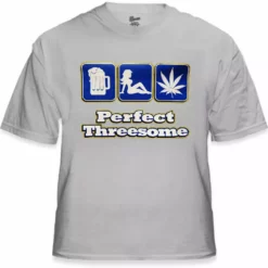 Bewild Pot Head & Stoner Tees - The Perfect Threesome T-Shirt 15 Bewild Pot Head & Stoner Tees - The Perfect Threesome T-Shirt