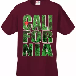 Bewild Cool Funny & Offensive Pot Leaf California Men's T-Shirt