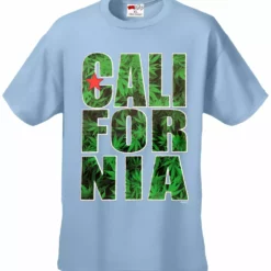 Bewild Cool Funny & Offensive Pot Leaf California Men's T-Shirt