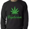 Bewild Pot Leaf Vegetarian Crewneck 1 Bewild Pot Leaf Vegetarian Crewneck