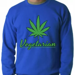 Bewild Pot Leaf Vegetarian Crewneck 15 Bewild Pot Leaf Vegetarian Crewneck