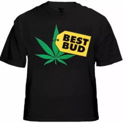 Bewild Pothead & Stoner Tees - Best Bud T-Shirt Cool Funny & Offensive