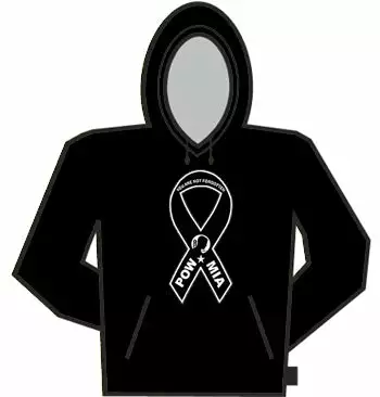 Bewild Positive Reinforcement POW MIA Ribbon Hoodie 3 Bewild Positive Reinforcement POW MIA Ribbon Hoodie