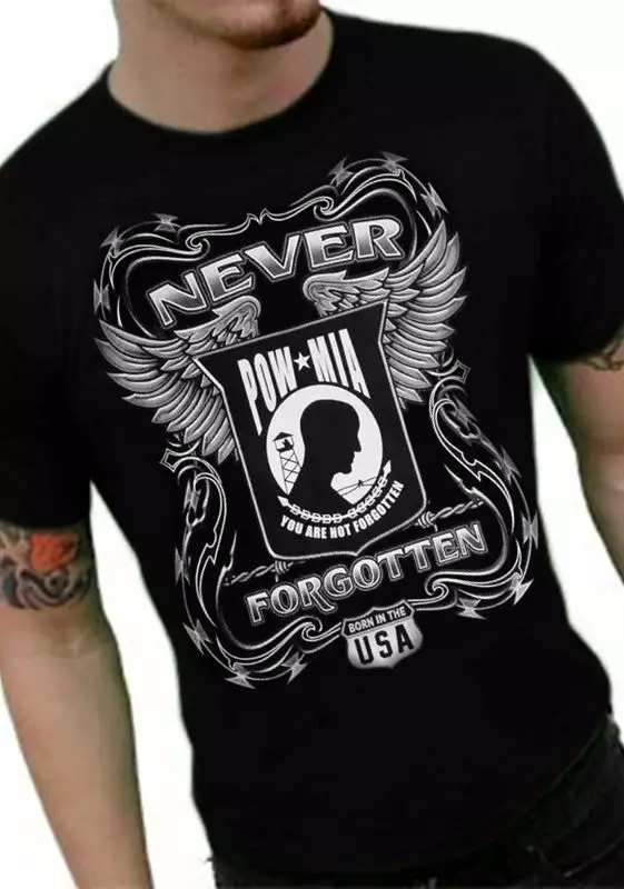 Bewild Say It Loud POW & MIA "Winged Memorial" T-Shirt 3 Bewild Say It Loud POW & MIA "Winged Memorial" T-Shirt
