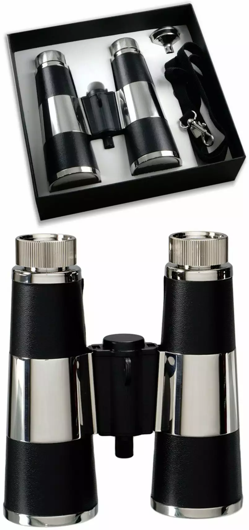 Bewild Flasks Premium Binocular Flask Gift Set 3 Bewild Flasks Premium Binocular Flask Gift Set