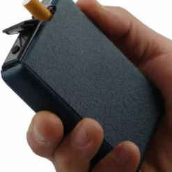 Bewild Lighters Premium Dual Compartment Automatic Cigarette Dispenser With Lighter