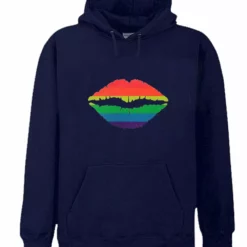 Bewild Pride Rainbow Kiss Adult Hoodie