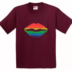 Bewild Say It Loud Pride Rainbow Kiss Men's T-Shirt