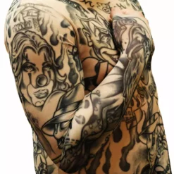 Bewild Illusion Tattoos Men's Full Body Tattoo Shirt - Prison Ink Full Body Tattoo Shirt 22 Bewild Illusion Tattoos Men's Full Body Tattoo Shirt - Prison Ink Full Body Tattoo Shirt
