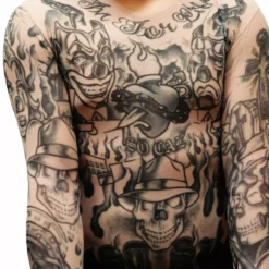 Bewild Illusion Tattoos Men's Full Body Tattoo Shirt - Prison Ink Full Body Tattoo Shirt 23 Bewild Illusion Tattoos Men's Full Body Tattoo Shirt - Prison Ink Full Body Tattoo Shirt