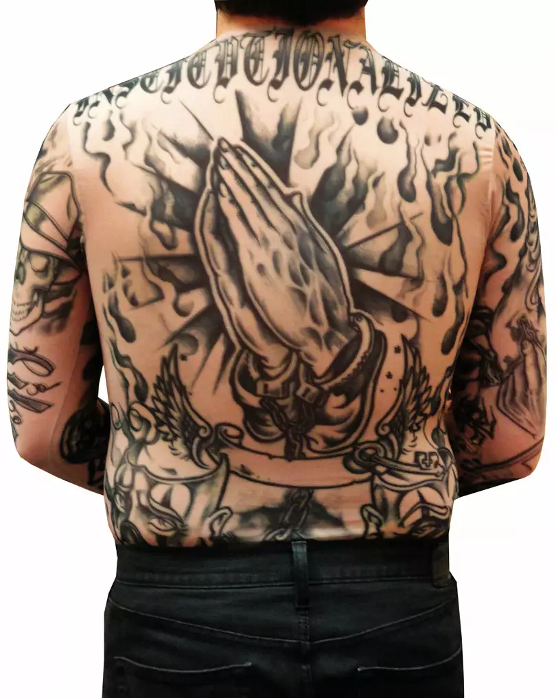 Bewild Illusion Tattoos Men's Full Body Tattoo Shirt - Prison Ink Full Body Tattoo Shirt 8 Bewild Illusion Tattoos Men's Full Body Tattoo Shirt - Prison Ink Full Body Tattoo Shirt
