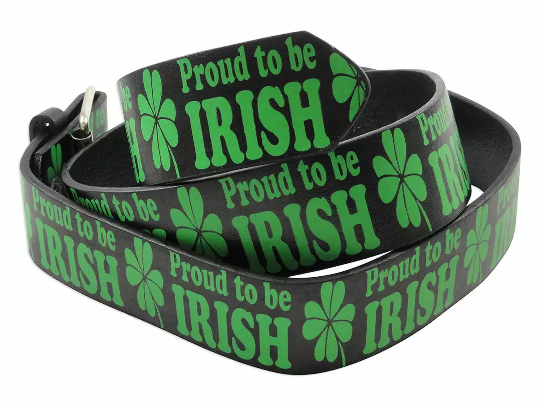 Bewild Proud To Be Irish Black Leather Belt Accessories 5 Bewild Proud To Be Irish Black Leather Belt Accessories
