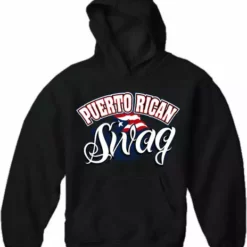Bewild Nationality & Ethnic Puerto Rican Swag Adult Hoodie
