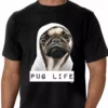 Bewild Cool Funny & Offensive Pug Life Men's T-Shirt