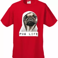 Bewild Cool Funny & Offensive Pug Life Men's T-Shirt