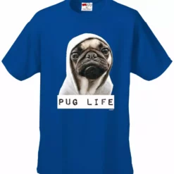 Bewild Cool Funny & Offensive Pug Life Men's T-Shirt