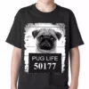 Bewild Cool Funny & Offensive Mug Shot Pug Life Funny Kids T-shirt 2 Bewild Cool Funny & Offensive Mug Shot Pug Life Funny Kids T-shirt