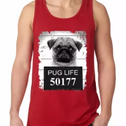 Bewild Mug Shot Pug Life Funny Tank Top 15 Bewild Mug Shot Pug Life Funny Tank Top