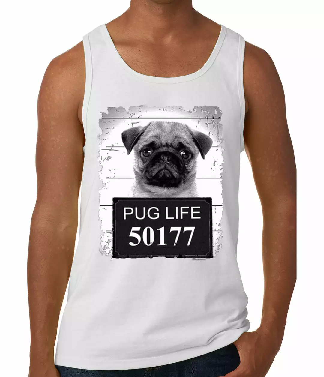 Bewild Mug Shot Pug Life Funny Tank Top 9 Bewild Mug Shot Pug Life Funny Tank Top