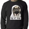 Bewild Pugs Not Drugs Crewneck Sweatshirt 1 Bewild Pugs Not Drugs Crewneck Sweatshirt