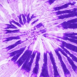 Bewild Tie Dye Tops Purple And White Tie Dye T-Shirt