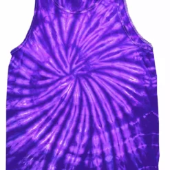 Bewild Purple Spider Tie Dye Tank Top