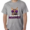 Bewild Pussy Magnet Funny Kitten Mens T-shirt Cool Funny & Offensive 2 Bewild Pussy Magnet Funny Kitten Mens T-shirt Cool Funny & Offensive