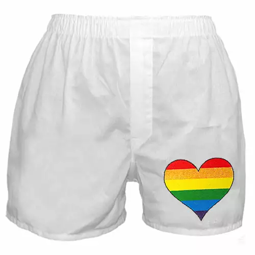 Bewild Rainbow Heart Boxer Shorts Men's Boxers 4 Bewild Rainbow Heart Boxer Shorts Men's Boxers