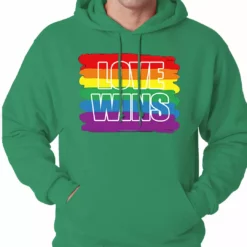 Bewild Rainbow Love Wins Gay Marriage Equality Adult Hoodie