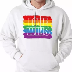 Bewild Rainbow Love Wins Gay Marriage Equality Adult Hoodie