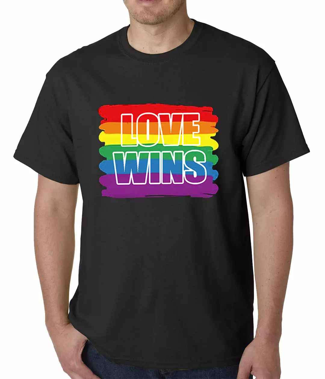 Bewild Rainbow Love Wins Gay Marriage Equality Mens T-shirt 3 Bewild Rainbow Love Wins Gay Marriage Equality Mens T-shirt