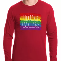 Bewild Say It Loud Rainbow Love Wins Gay Marriage Equality Thermal Shirt